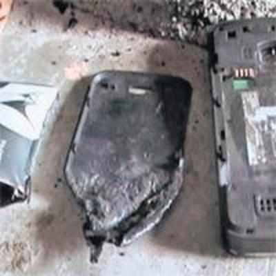 Man suffers burns as mobile phone bursts