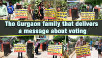 The Gurgaon family that delivers a message about voting 