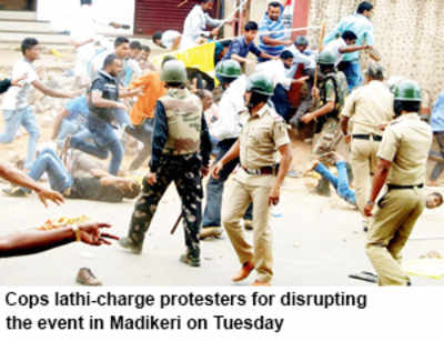 One Dead As Mob Caned To Avert Clash Over Tipu