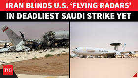 'OVER $1 BN GONE IN SECONDS': Iran Destroys Two US E-3 Sentry AWACS 'BEYOND REPAIR' | Watch
