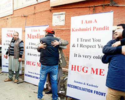 Let’s hug out our differences: Kashmir’s hug campaign