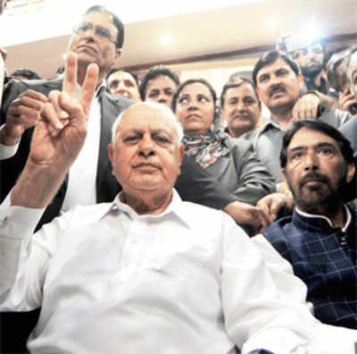 Farooq wins Srinagar bypoll , but not happy