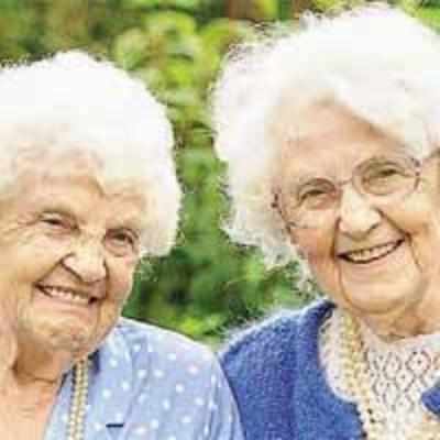 Oldest twins in the world celebrate being 101