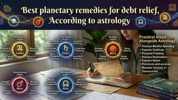 Best planetary remedies for debt relief, According to astrology