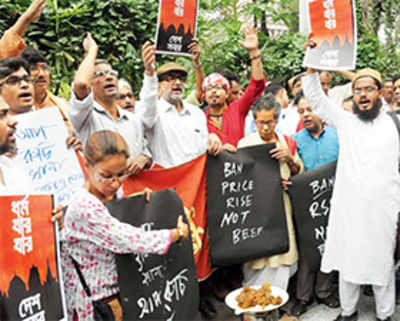 Writers, scholars hold beef party in protest