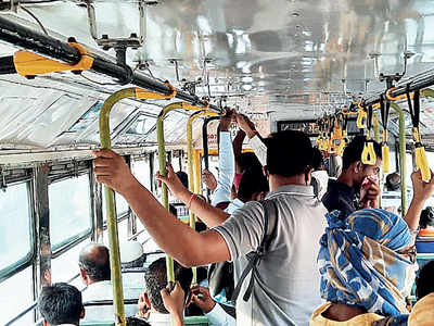 A day after junta curfew, city sees packed BEST buses