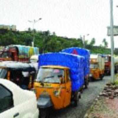 Traffic congestion rise in the area