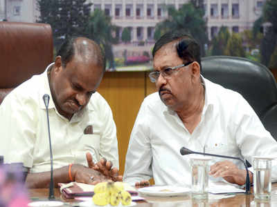CM HD Kumaraswamy wanted to resign after the defeat, but coalition is going to stick together