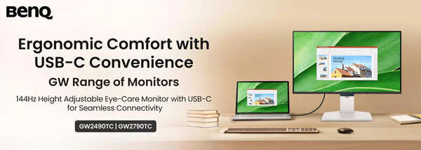 BenQ launches GW90TC USB-C monitors in India, price starts at Rs 9,589