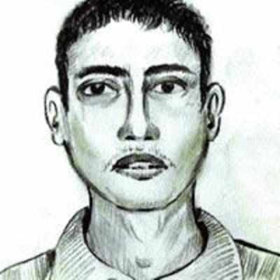 Sketch of rape accused