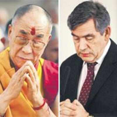 Brown appeases China by barring Dalai Lama from 10 Downing St