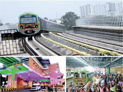 BMRCL spent Rs 1,590 cr on the 6-km Metro line