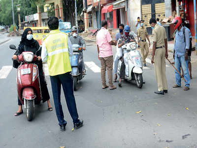 Work hits police barrier