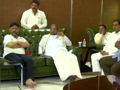 Congress leaders Siddaramaiah, G Parameshwara meet DK Shivakumar in Bengaluru