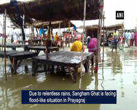 Prayagraj faces flood-like situation as heavy rainfall swells river Ganga 