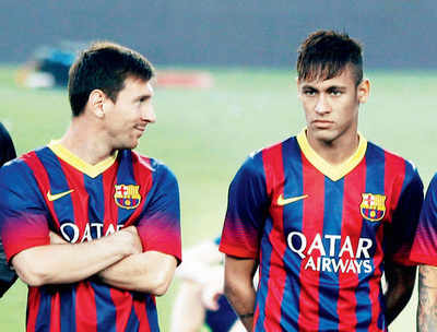 Messi happy playing alongside Neymar