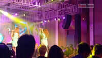 The twin sisters set the ramp on fire 