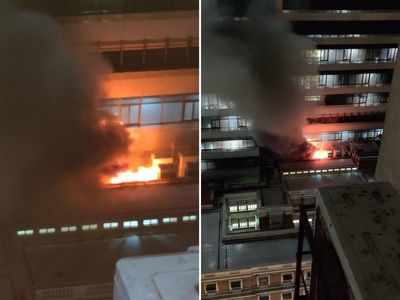 Fire breaks out at Sir H N Reliance Hospital in Grant Road; no injuries reported