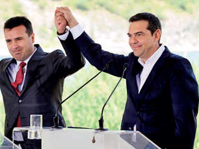 Greece, Macedonia sign deal to end name row