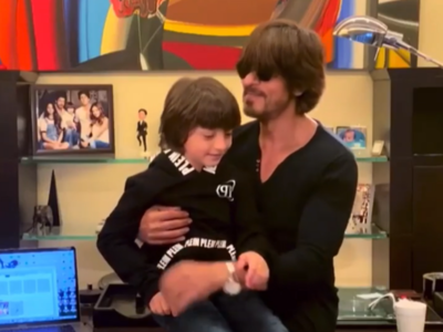 Shah Rukh Khan sings 'Lockdown special' song for COVID-19; AbRam says 'It is enough'