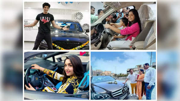 Young TV actors get their dream cars