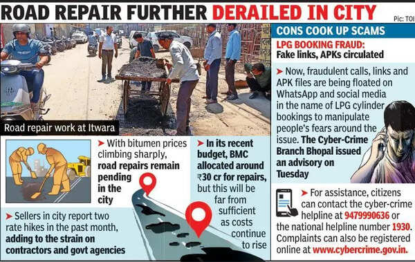 Brace for bumpier roads: Projects hit as bitumen costs rise amid war