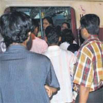 Women bar men from train to protest new timetable
