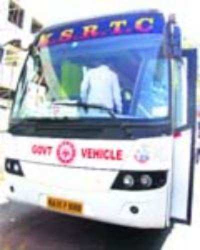 It pours in Airavata bus