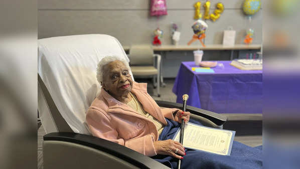 Secrets to a century-plus: Herlda Senhouse, 113, reveals the lifestyle choices that kept Her young