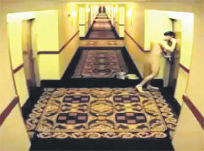 Naked Man Gets Locked Out Of Hotel Room Cctv Captures The