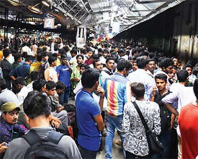 Fluctuation in power supply, signal failure bring services on Central Railway to a halt