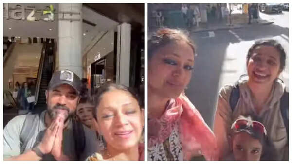 Fans spot ‘Two Nivin Paulys’ as Shobana’s Australia video grabs attention - WATCH