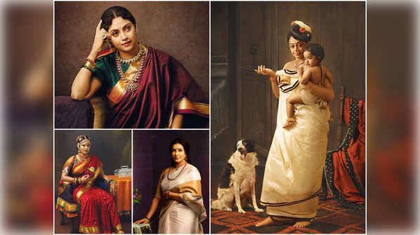 Shobana, Lissy Lakshmi, Nadiya, and Aiswarya: M-Town actresses doll up to match Raja Ravi Varma’s paintings