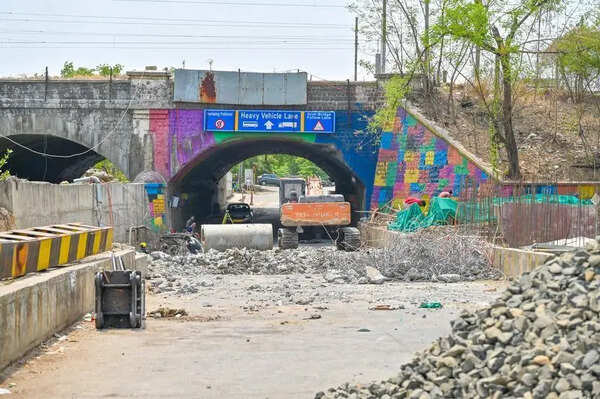 PWD's Rs9cr Project To End Chronic Waterlogging At Narendra Nagar Underpass