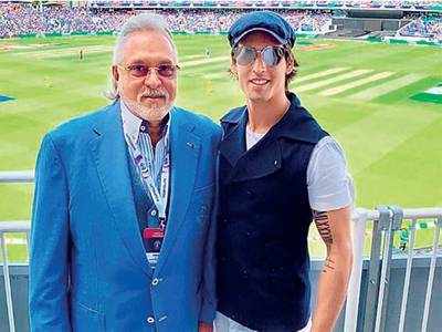 Mallya rises with son at the Oval