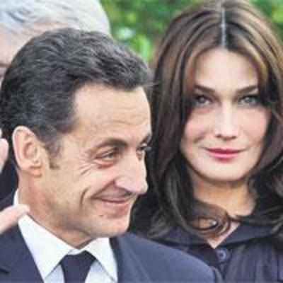 Sarkozy bunks work for Bruni's music