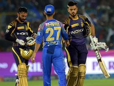 IPL 2018: Rajasthan Royals vs Kolkata Knight Riders: Dinesh Karthik-led KKR beat RR by 7 wickets, move to the top of points table