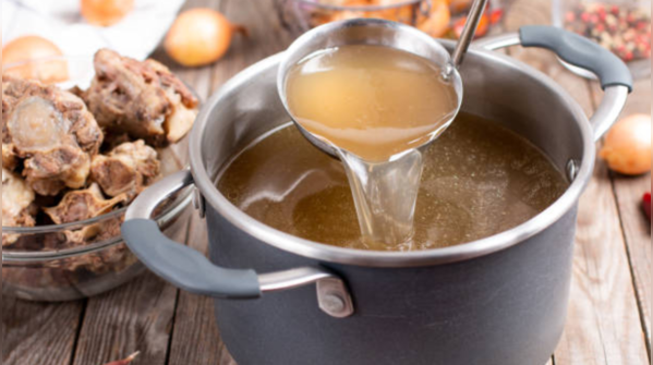 Bone broth is considered to be the richest source of hyaluronic acid