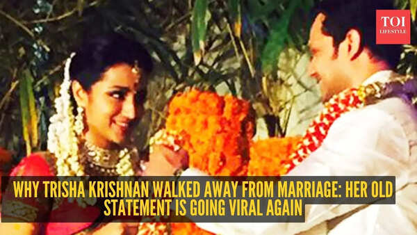 Trisha Krishnan called off her wedding with Varun Manian for this reason and the internet is talking about it again