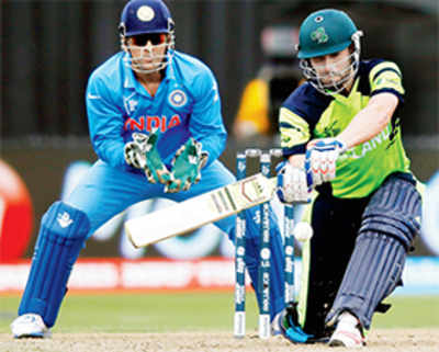 ‘Hindi speaking’ Dhoni was at his expressive best against Ireland