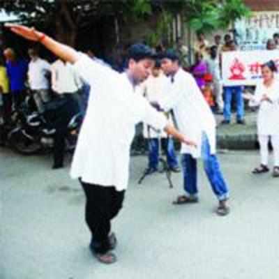 Protesting against fee-hikes