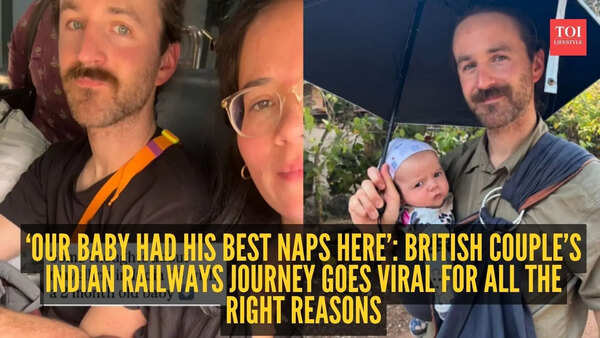 British couple travels across India with newborn, calls Indian Railways ‘Excellent’
