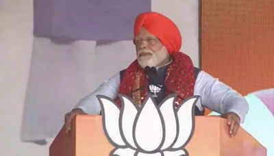 PM Modi rally in Punjab live updates: Punjab under BJP will have no  corruption, says PM in Jalandhar - The Times of India