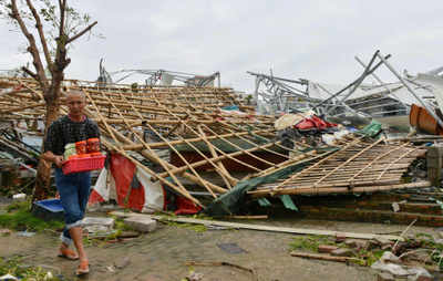 1 killed in Typhoon Meranti in China