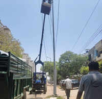 MCG wraps hazardous power poles in PVC shields ahead of monsoon