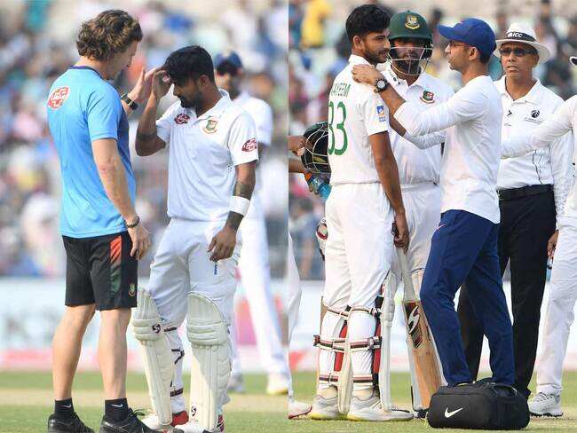 Pink Ball Test: Bangladesh becomes first team to have two concussion substitutes in same match