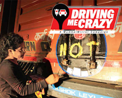 More truckers join no honking drive