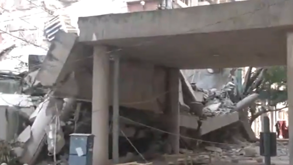 Building collapses in Chandigarh's Sector 17