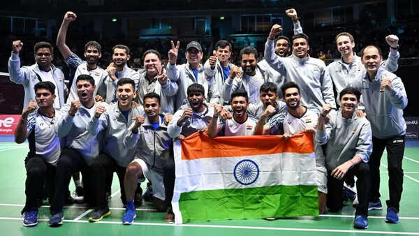 Medal assured! India crush Chinese Taipei 3-0 to storm into Thomas Cup semis