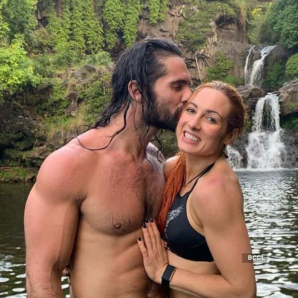 Seth Rollins and Becky Lynch: The couple adds fashionable flavor